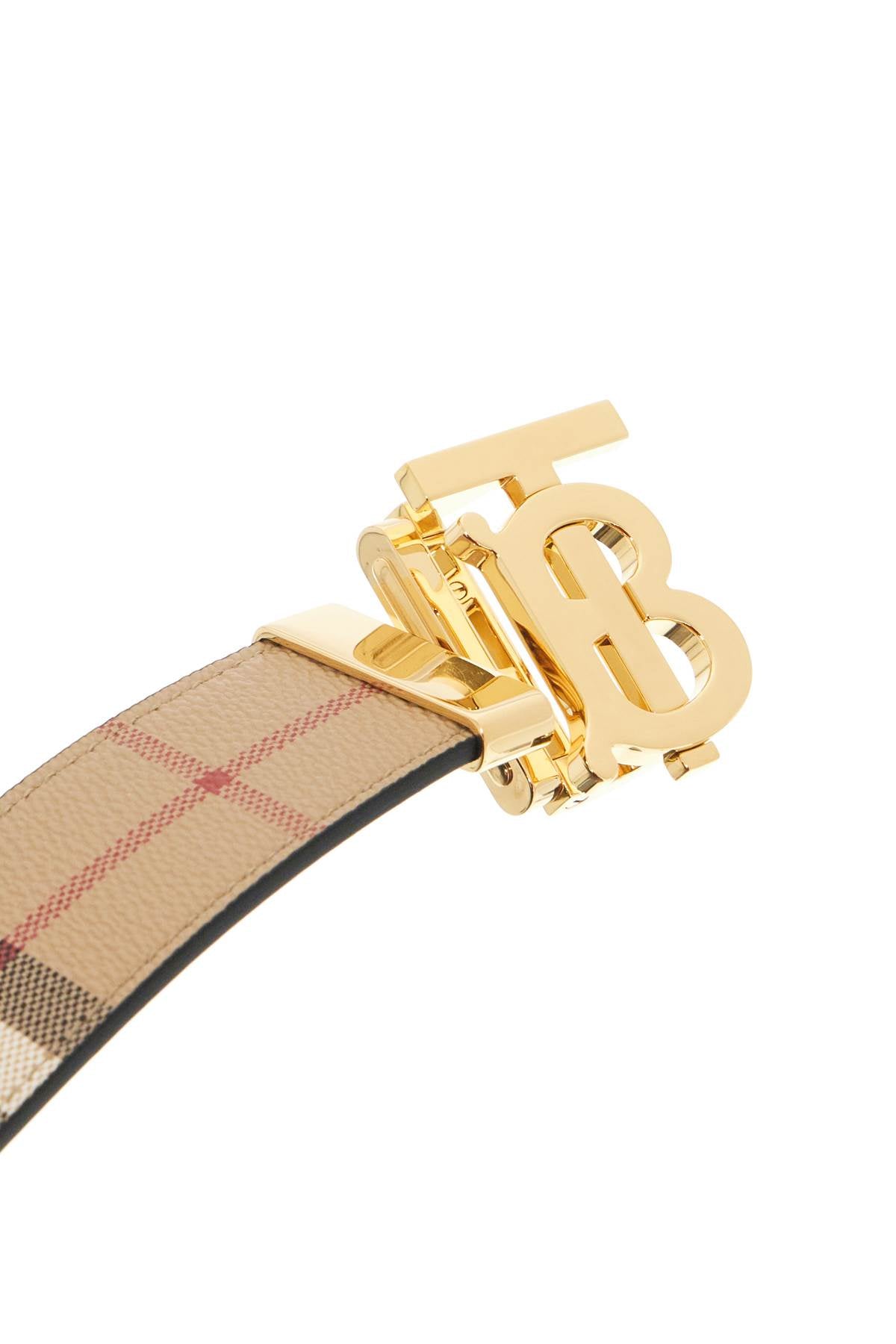 Burberry Reversible Tb Check Belt