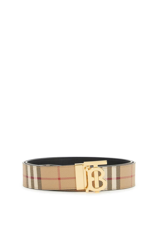 Burberry Reversible Tb Check Belt