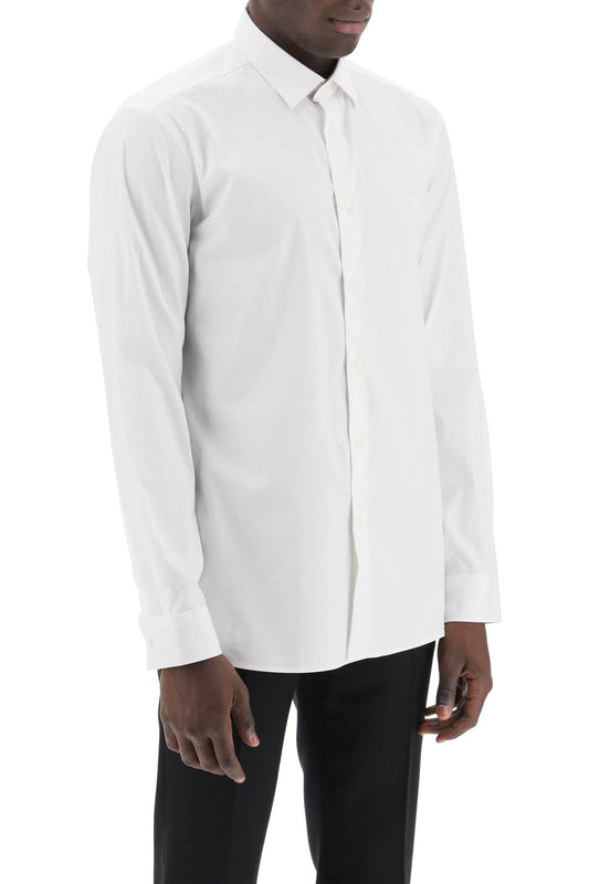 Burberry Sherfield Shirt In Stretch Cotton