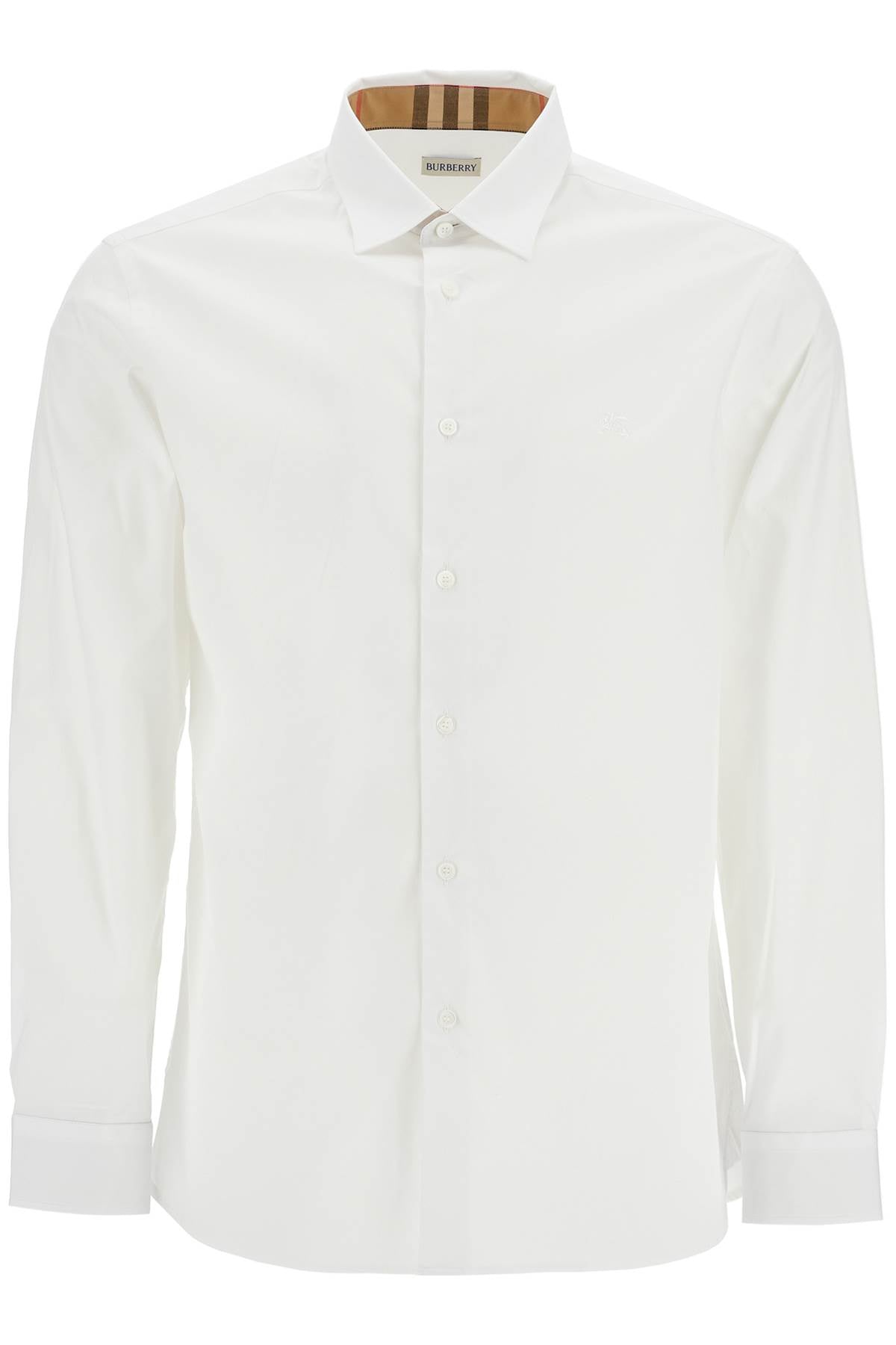 Burberry Sherfield Shirt In Stretch Cotton