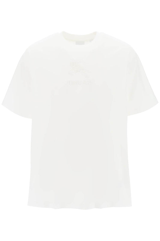 Burberry Tempah T-Shirt With Embroidered Ekd