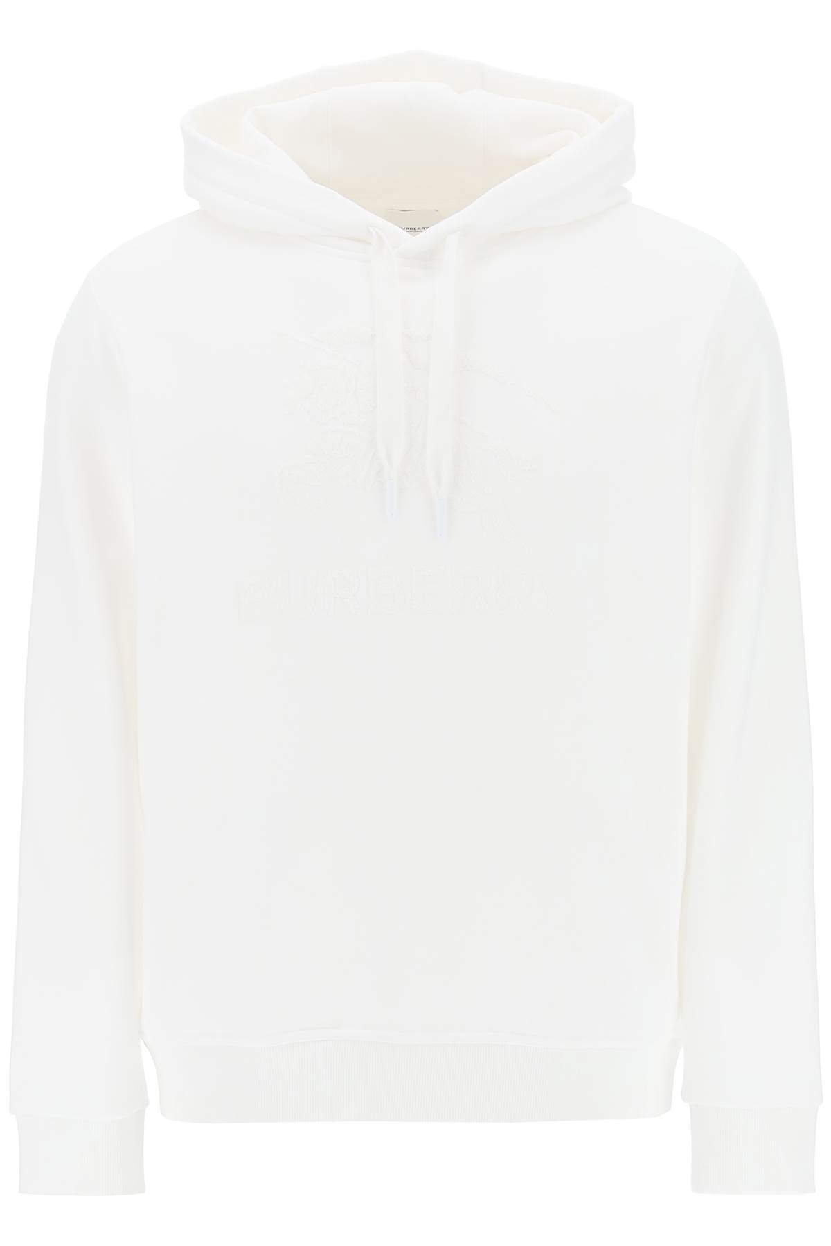 Burberry Raynerbridge Hoodie With Ekd Logo In Terry Cloth