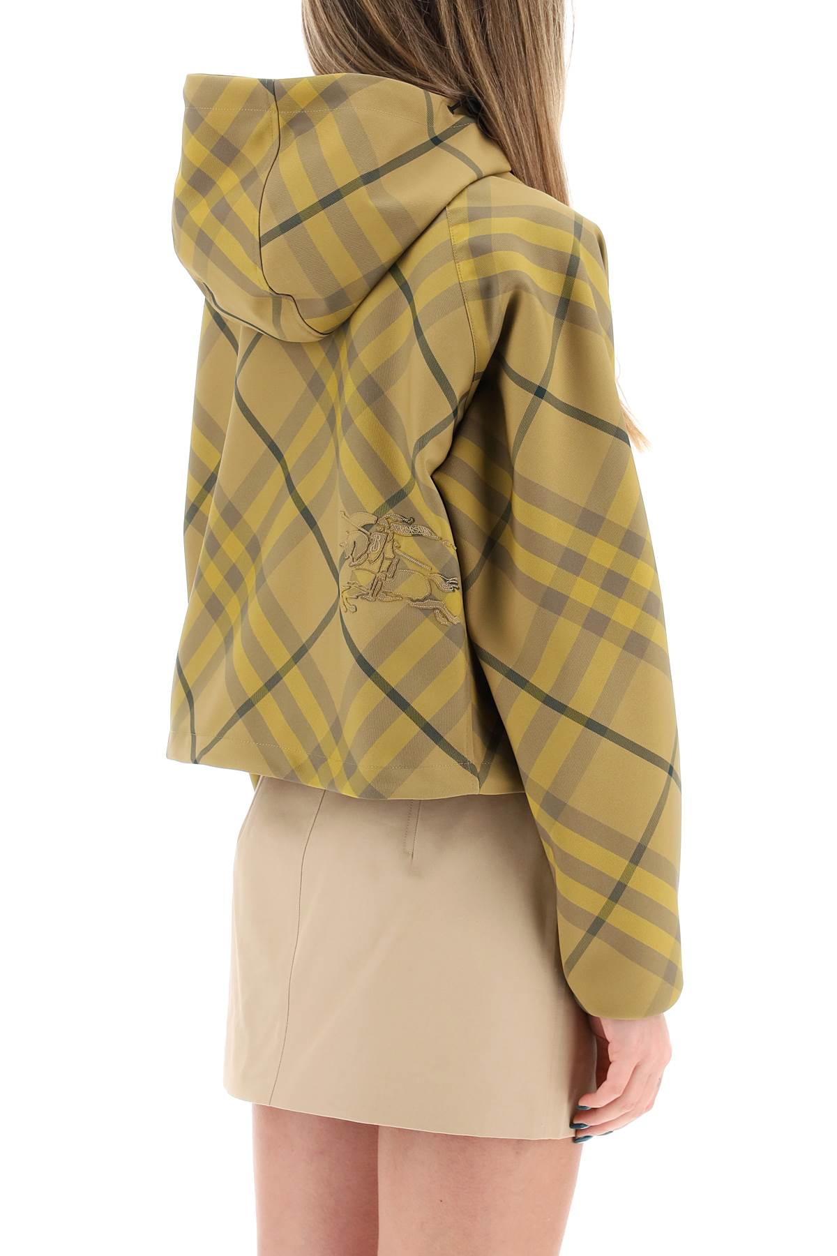 Burberry Cropped Burberry Check Jacket