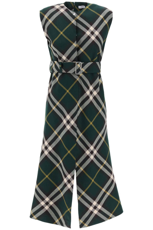 Burberry Ered Wool Midi Dress