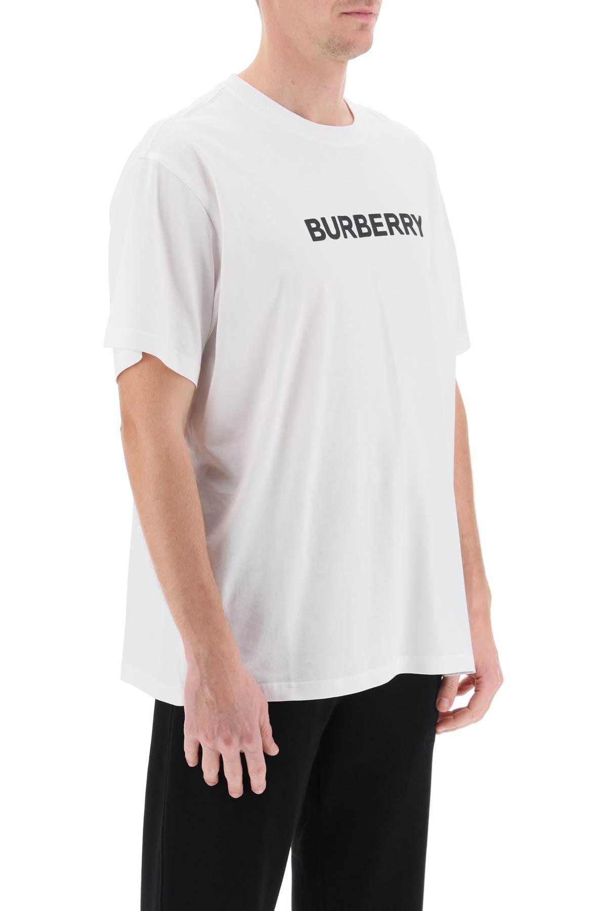 Burberry Harriston T-Shirt With Logo Print