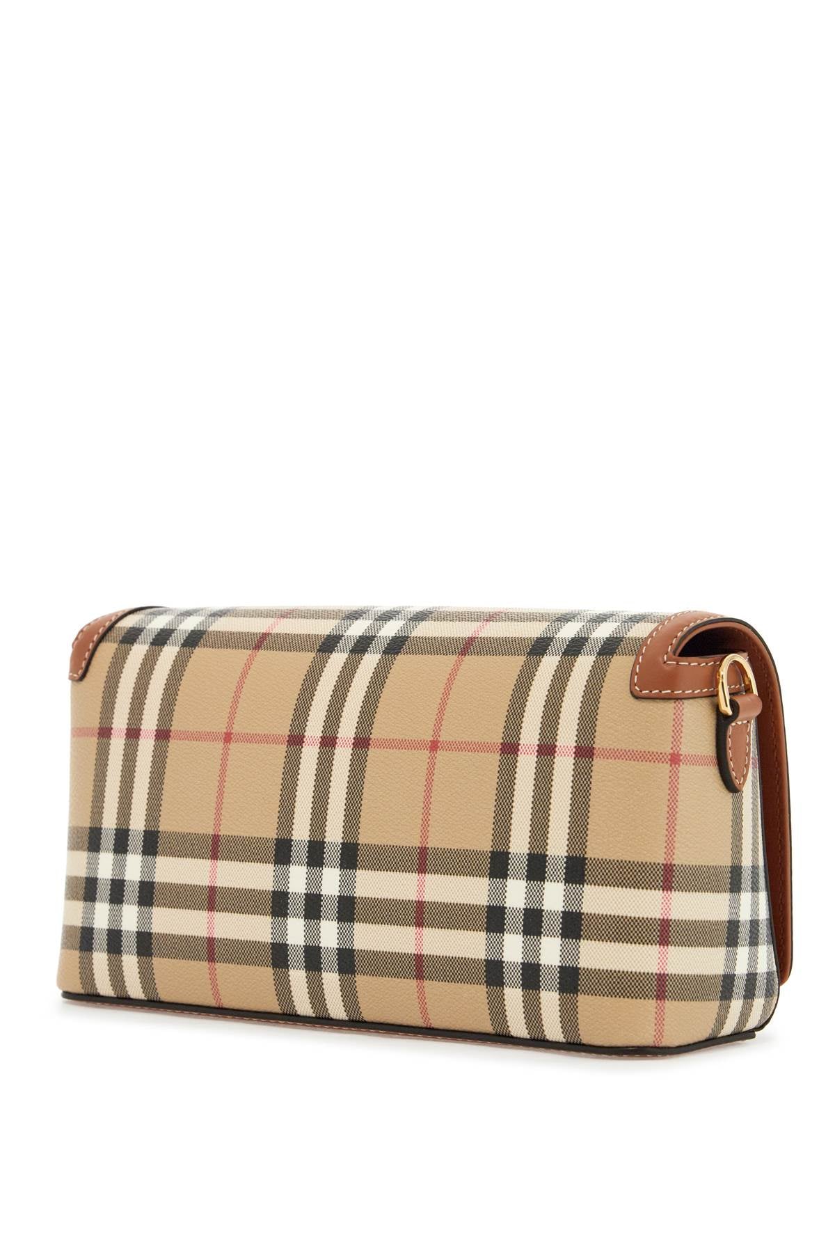 Burberry Shoulder Bag With Check Pattern Notes