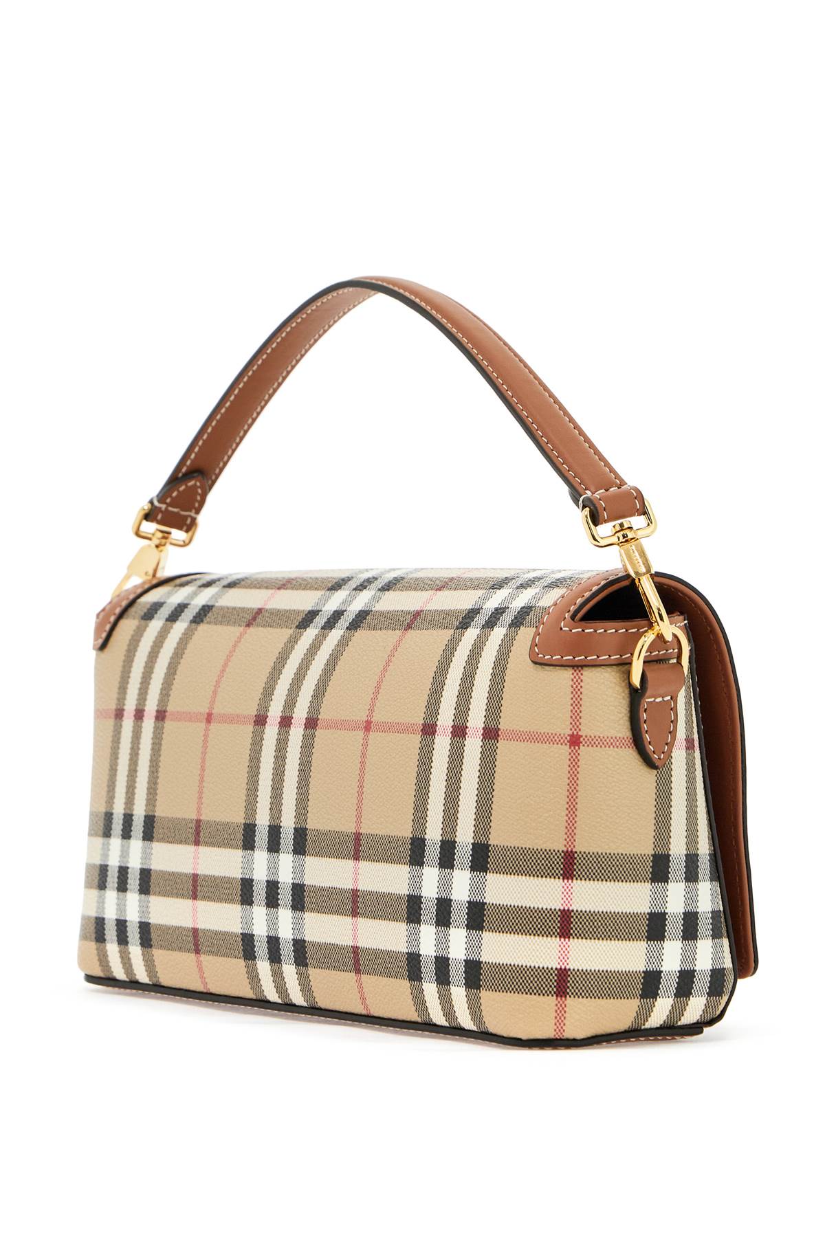 Burberry Shoulder Bag With Check Pattern Notes