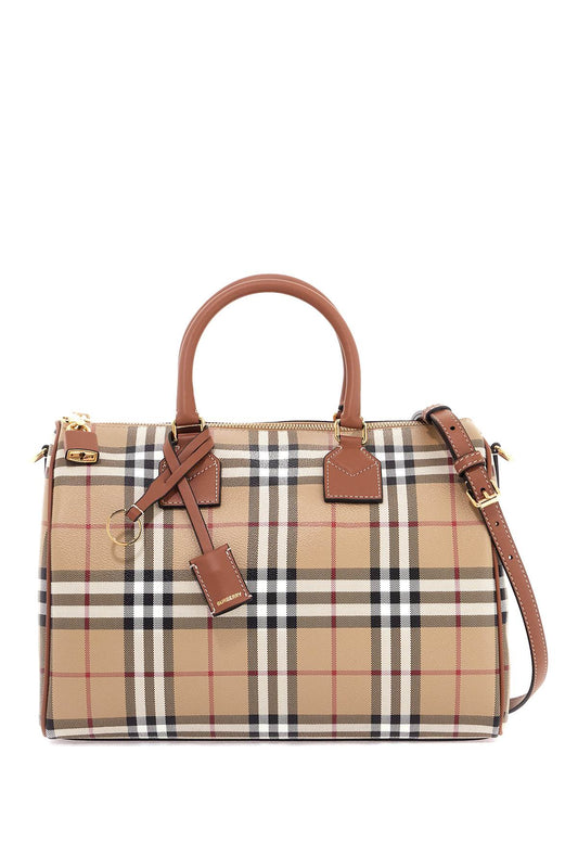 BURBERRY Borsa Bowling Check Media