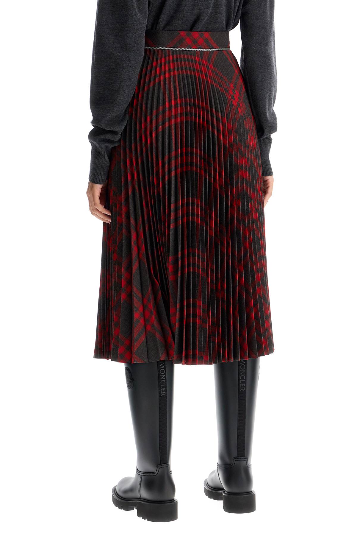 Burberry Folded Pleat Check