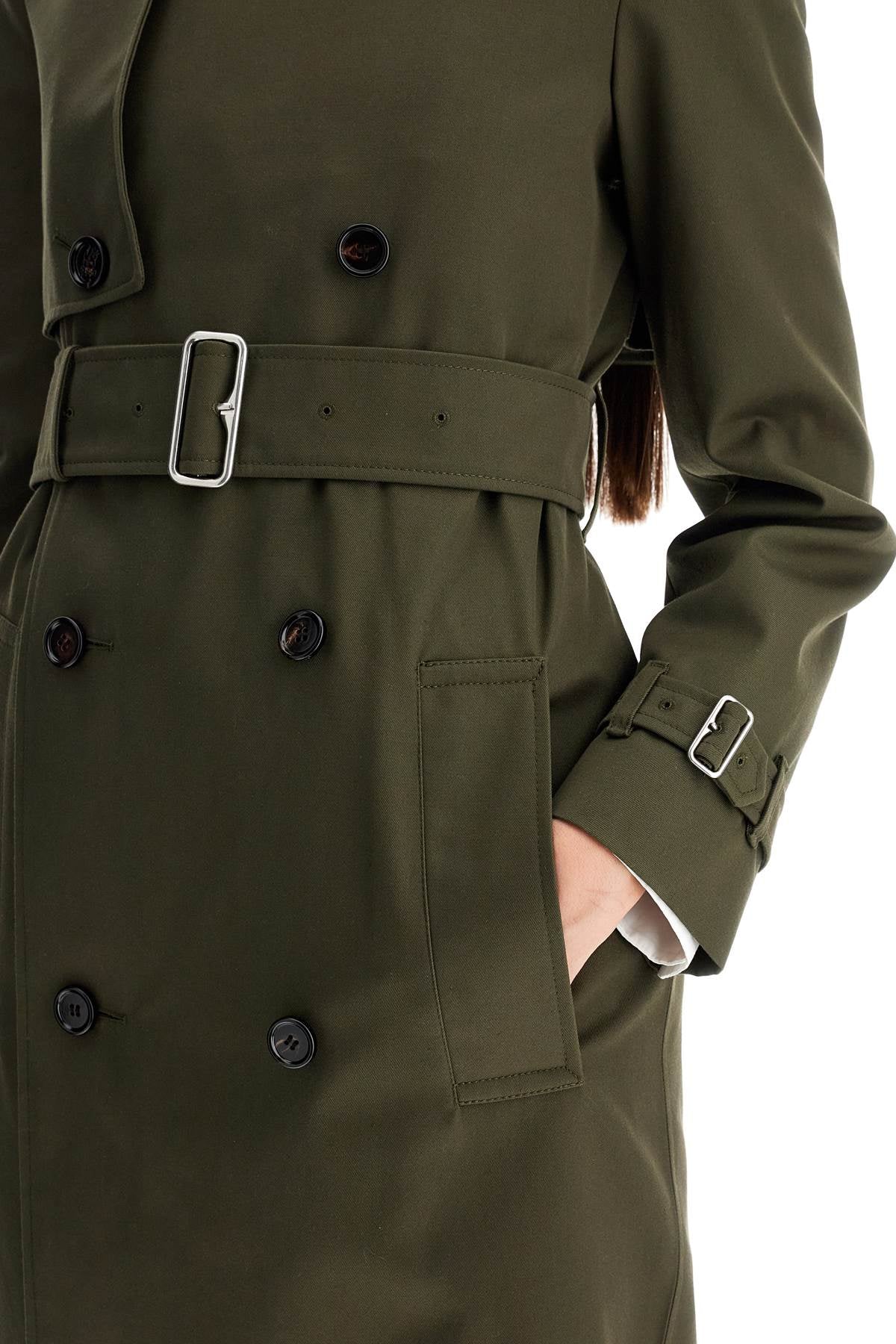 Burberry Double-Breasted Trench Coat With