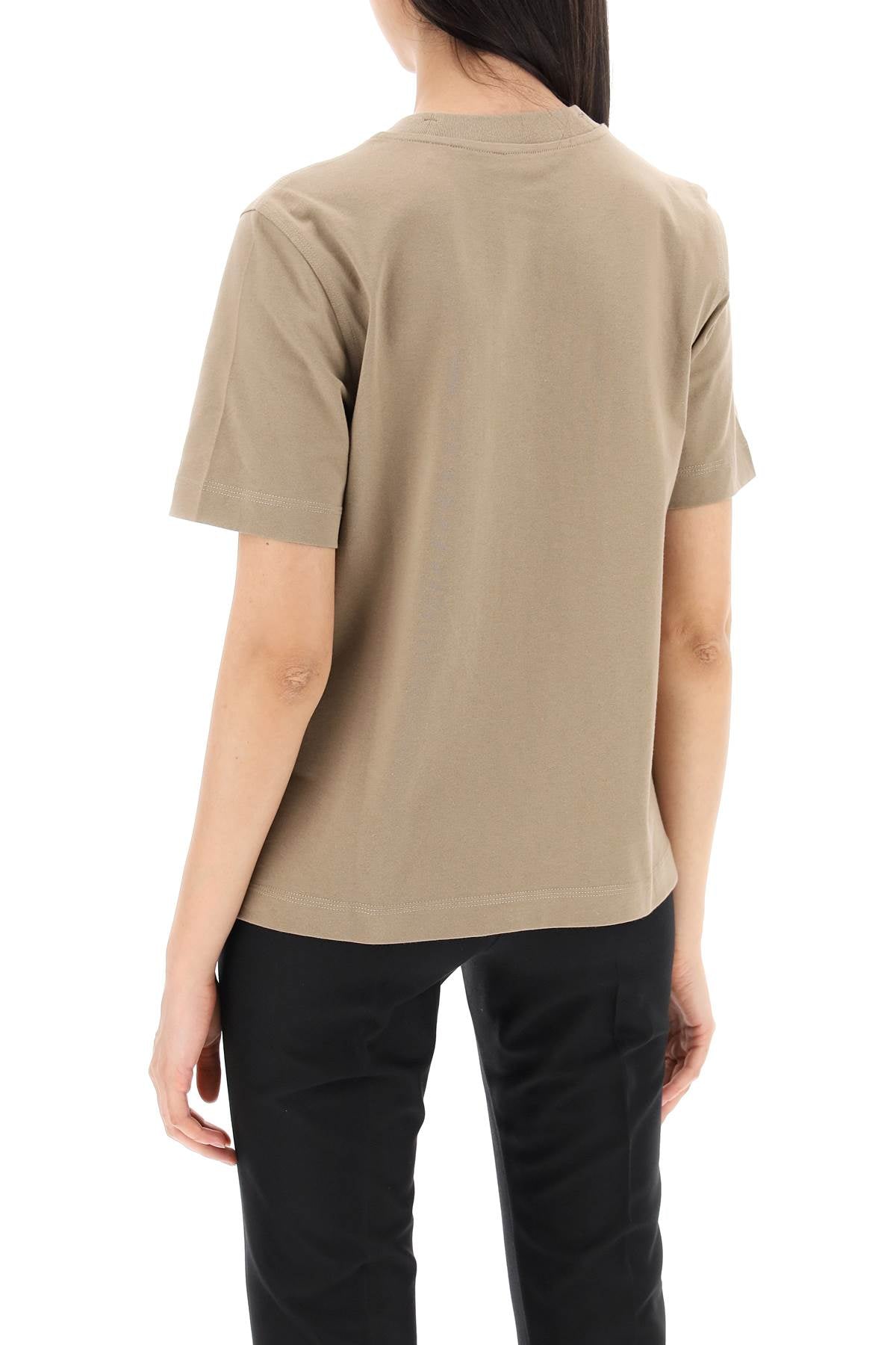 Burberry T-Shirt With Duck Detail