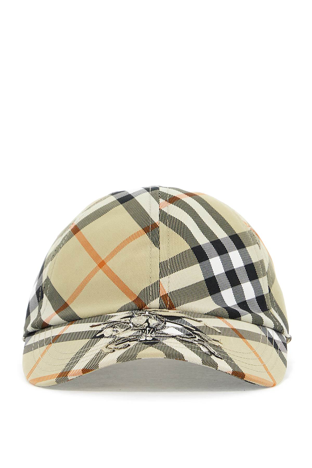 Burberry Ered  Checkered Baseball Cap