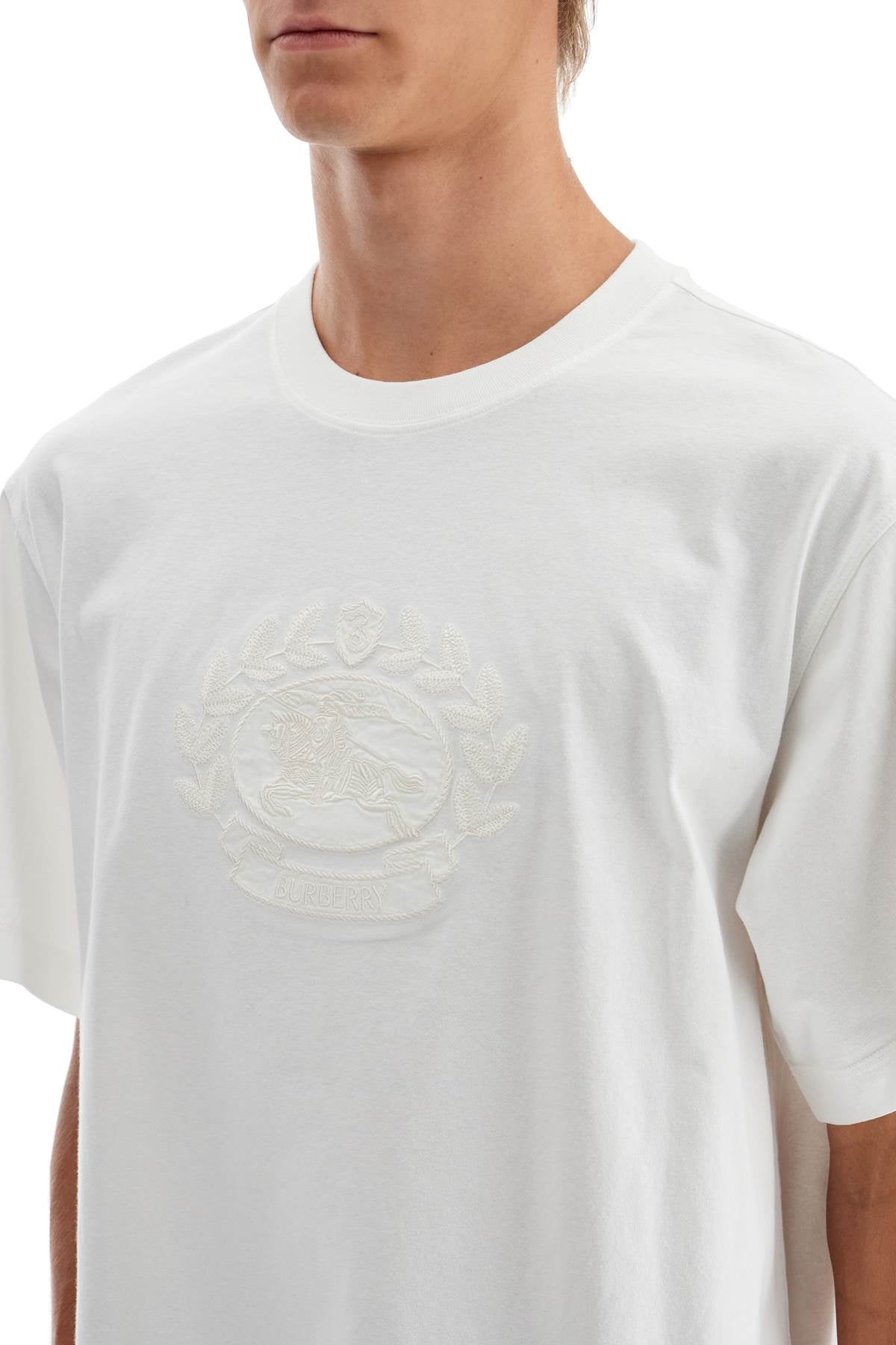 Burberry Ekd Embroidered T-Shirt