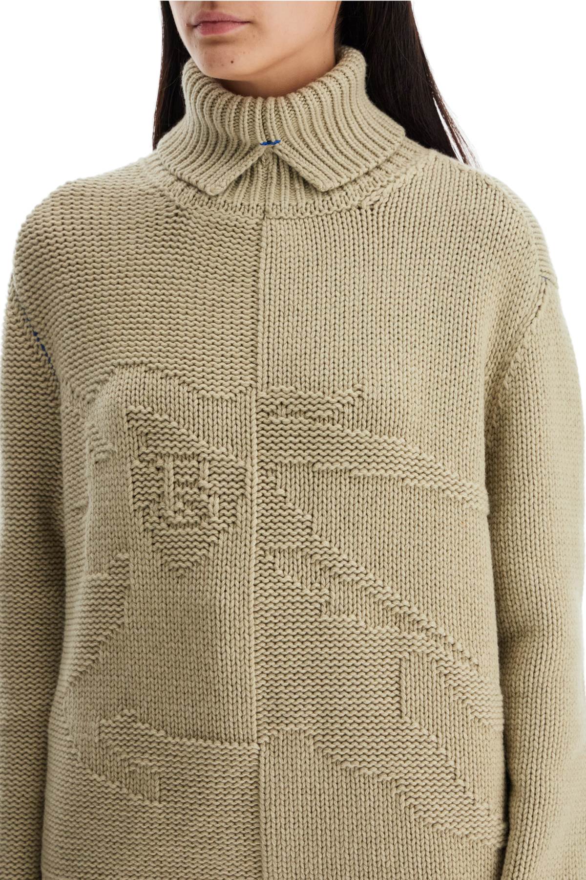 Burberry Cashmere Sweater With Ekd Design