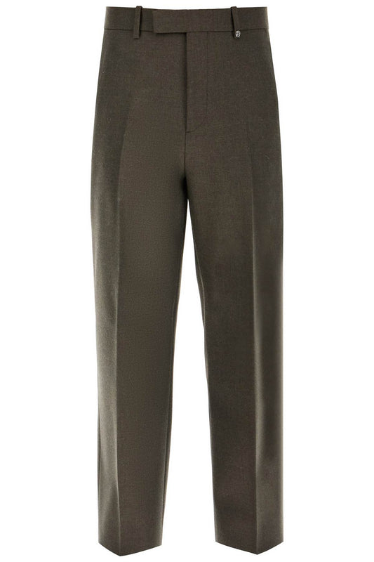 Burberry Wool Twill Trousers In Eight