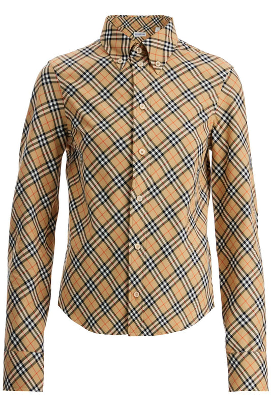 Burberry Ered Shirt With Button-Down