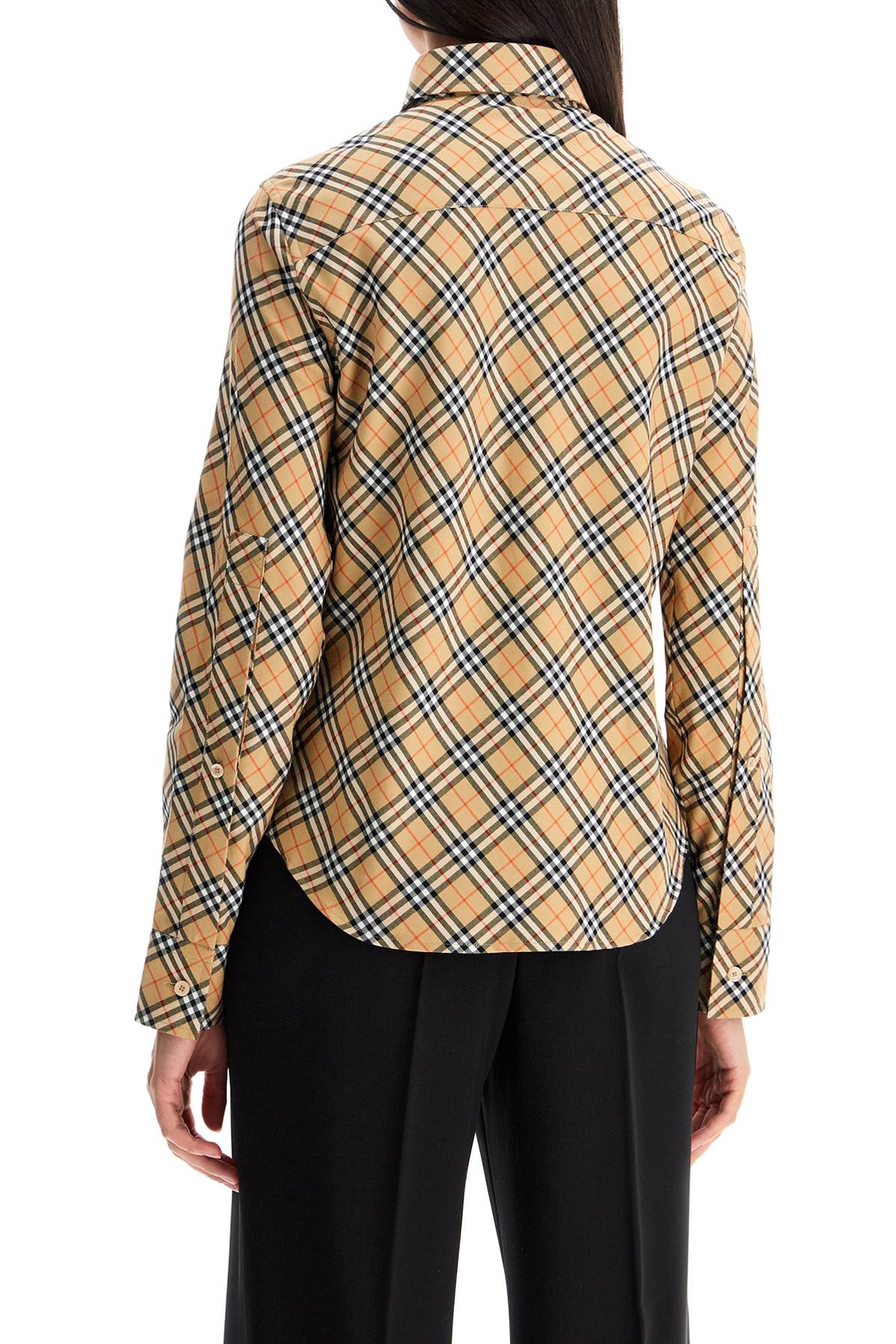 Burberry Ered Shirt With Button-Down