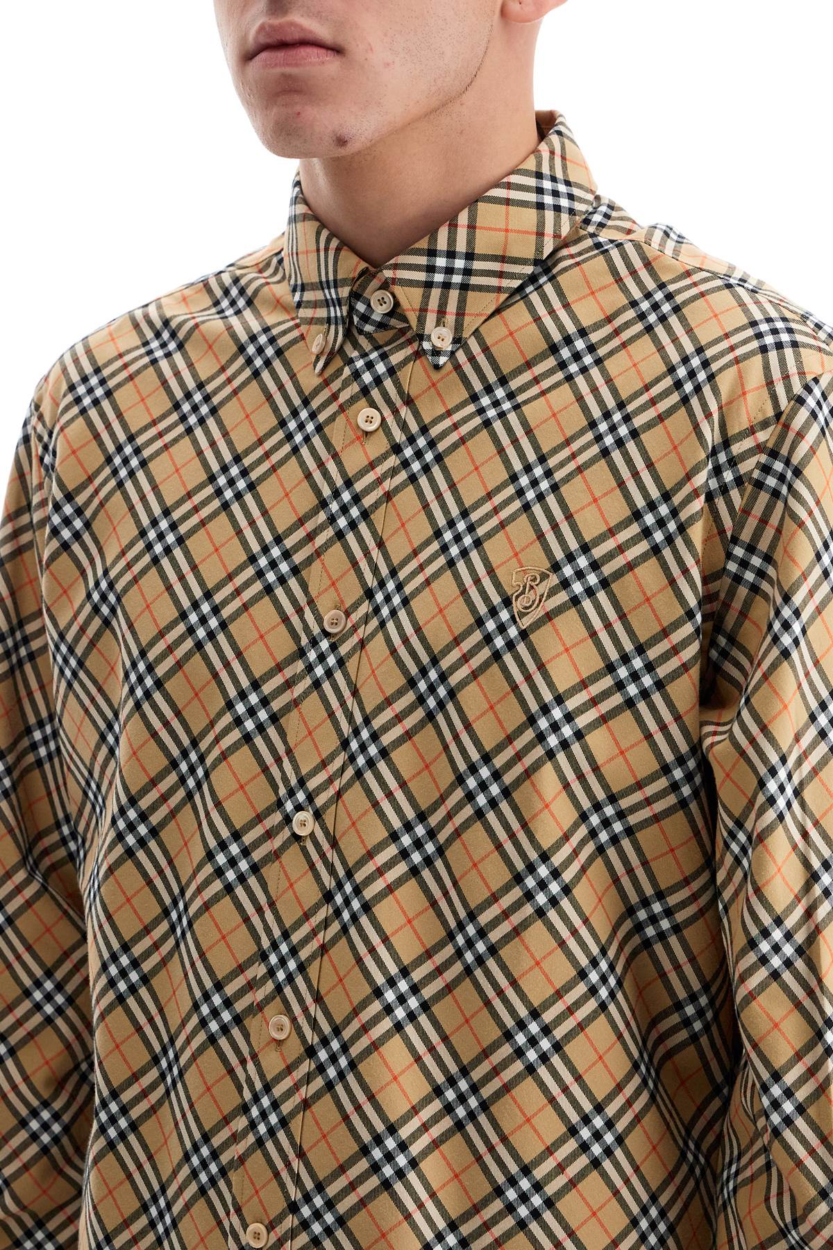 Burberry Ered Cotton Shirt