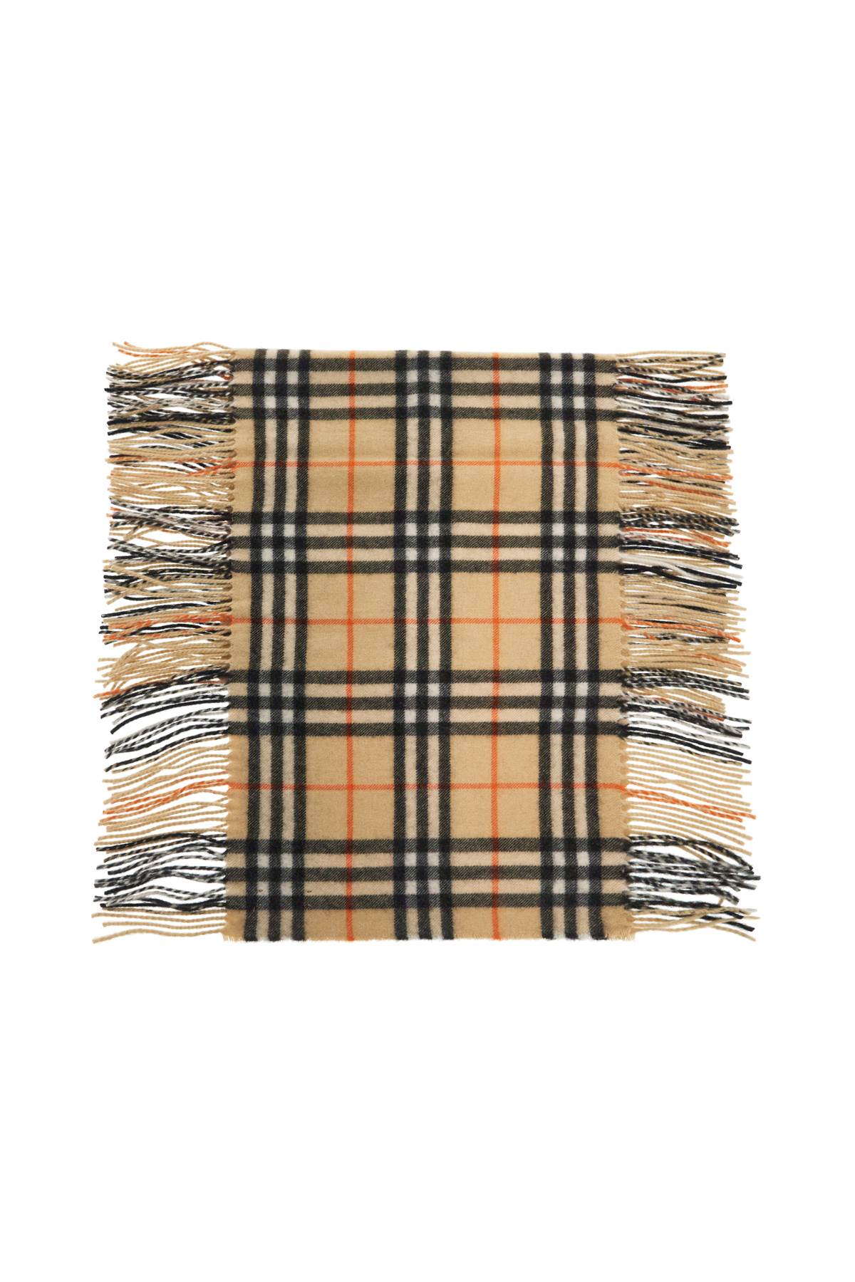 Burberry Unisex Burberry Check Cashmere Scar