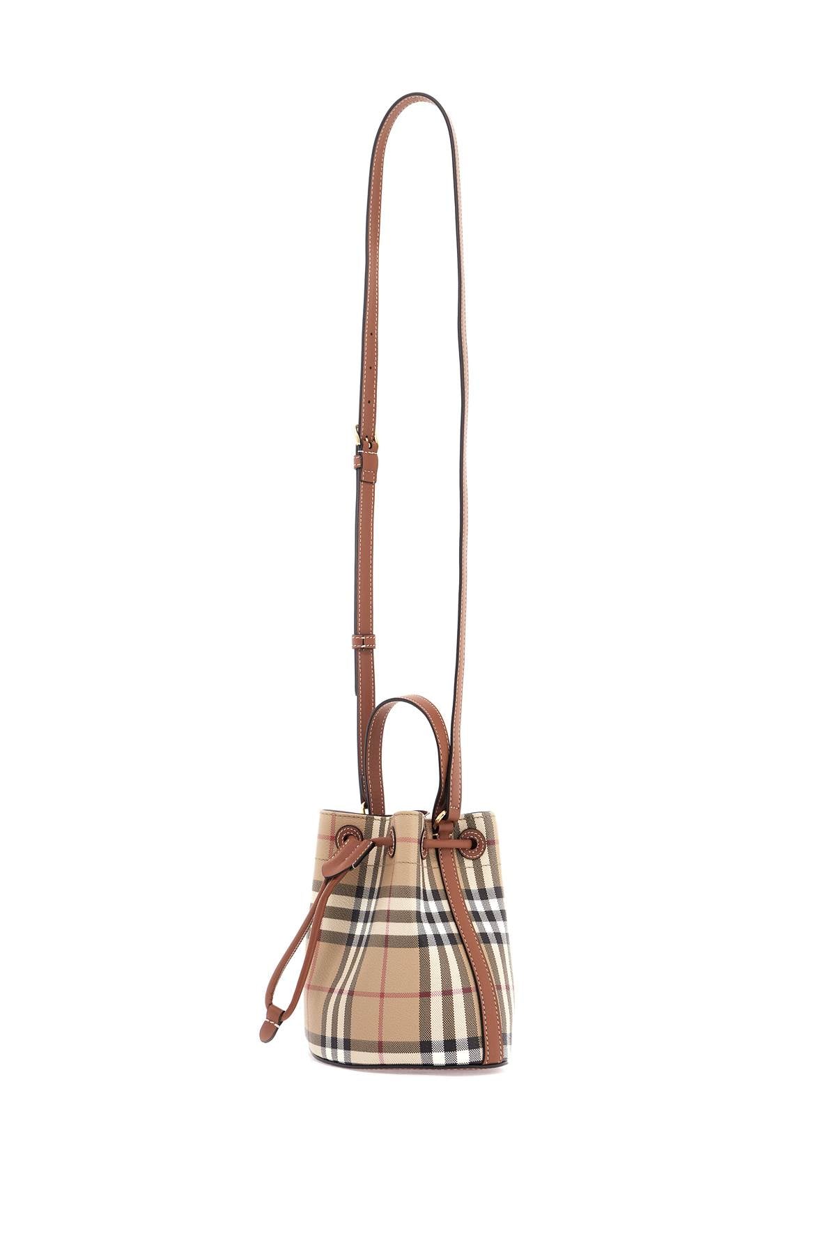 Burberry Ered\N\Ncheckered Mini Bucket Bag