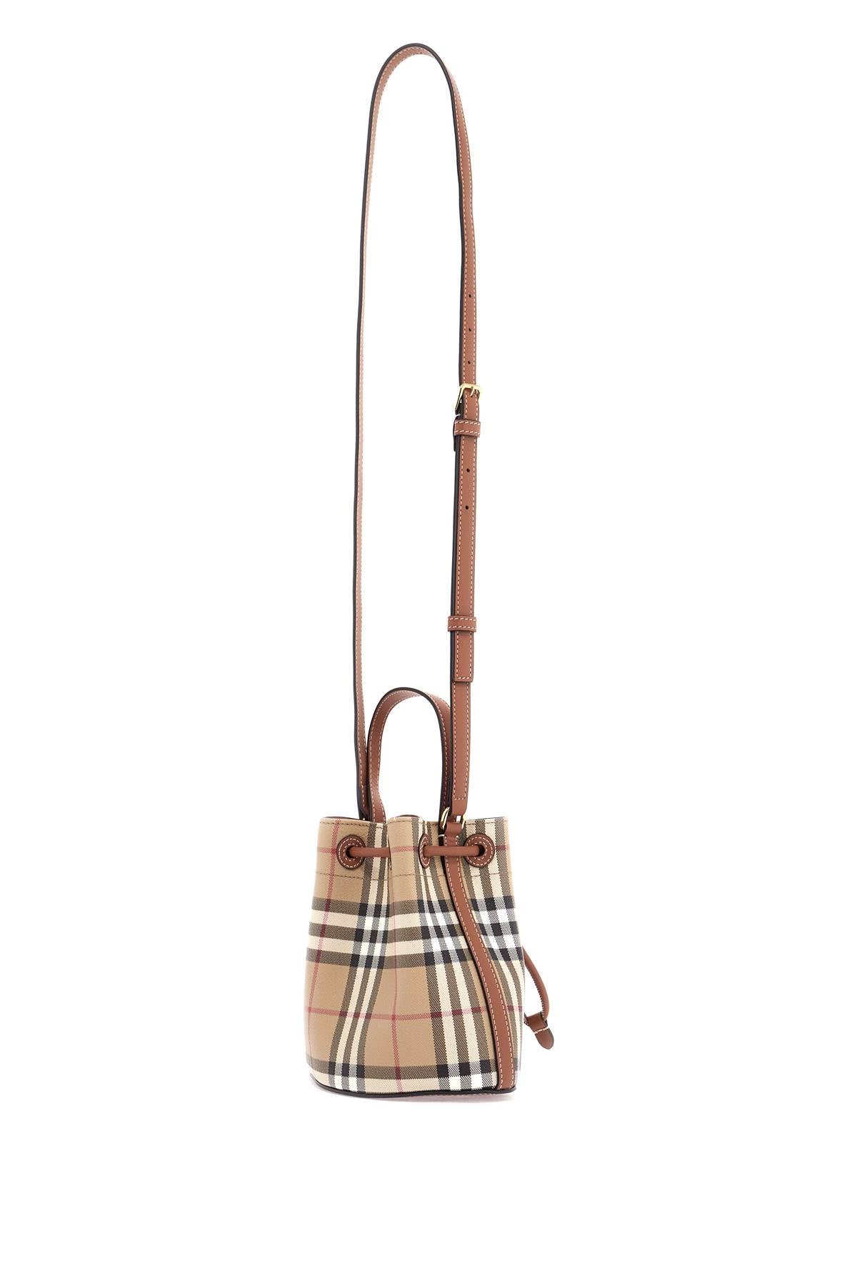 Burberry Ered\N\Ncheckered Mini Bucket Bag