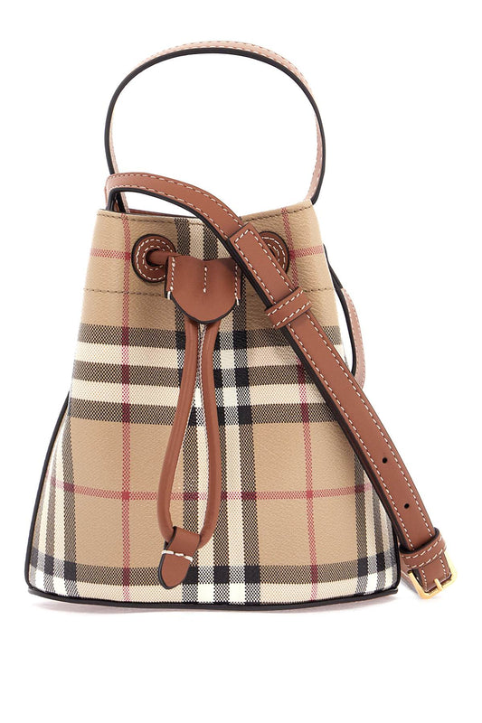 Burberry Ered\N\Ncheckered Mini Bucket Bag