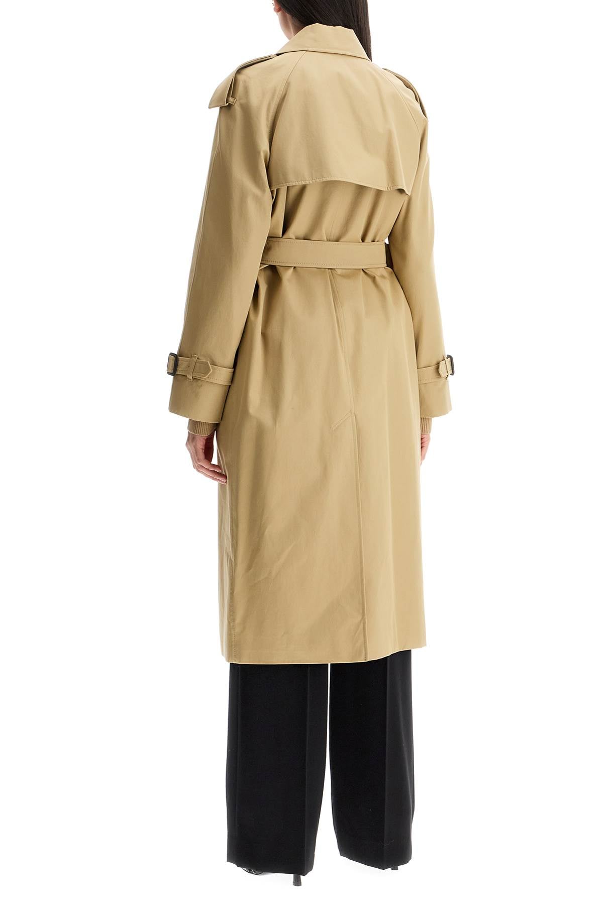 Burberry Double-Breasted Trench Coat With