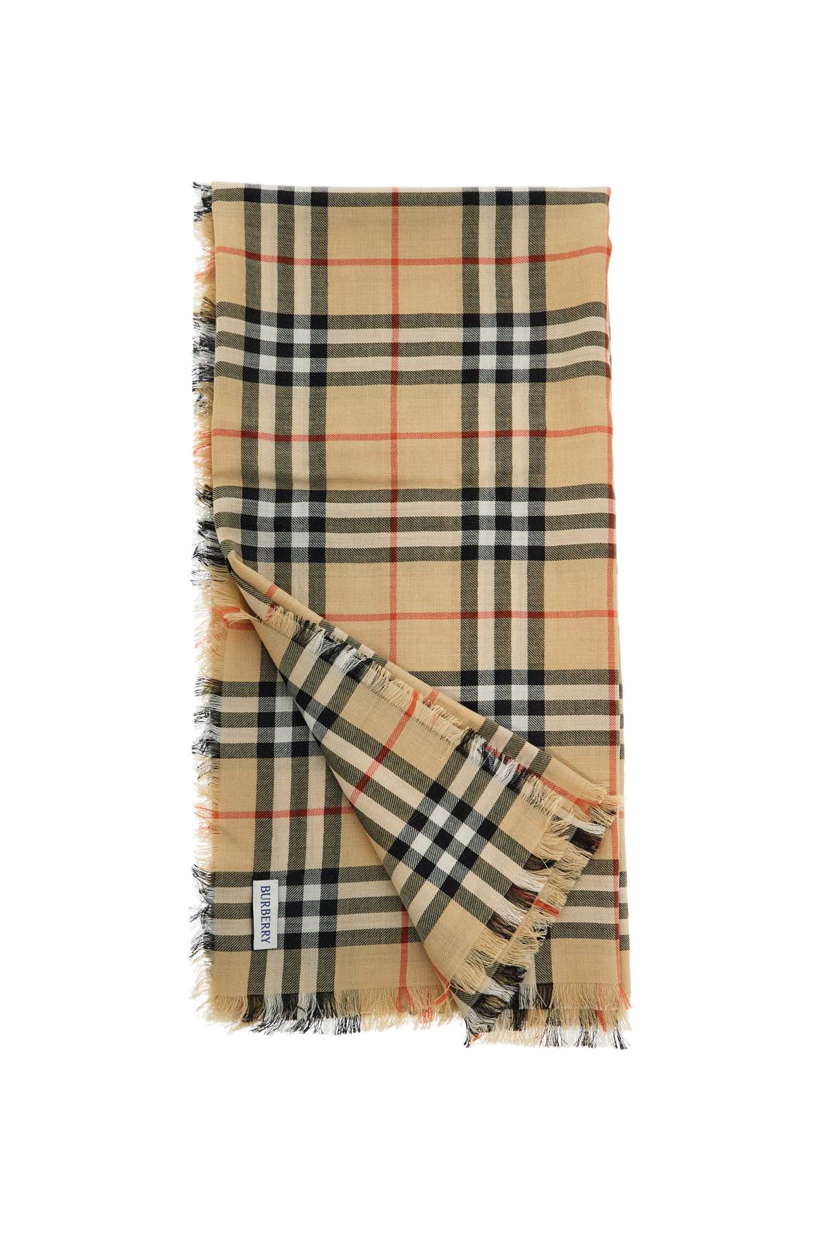 Burberry Cashmere And Silk Scarf