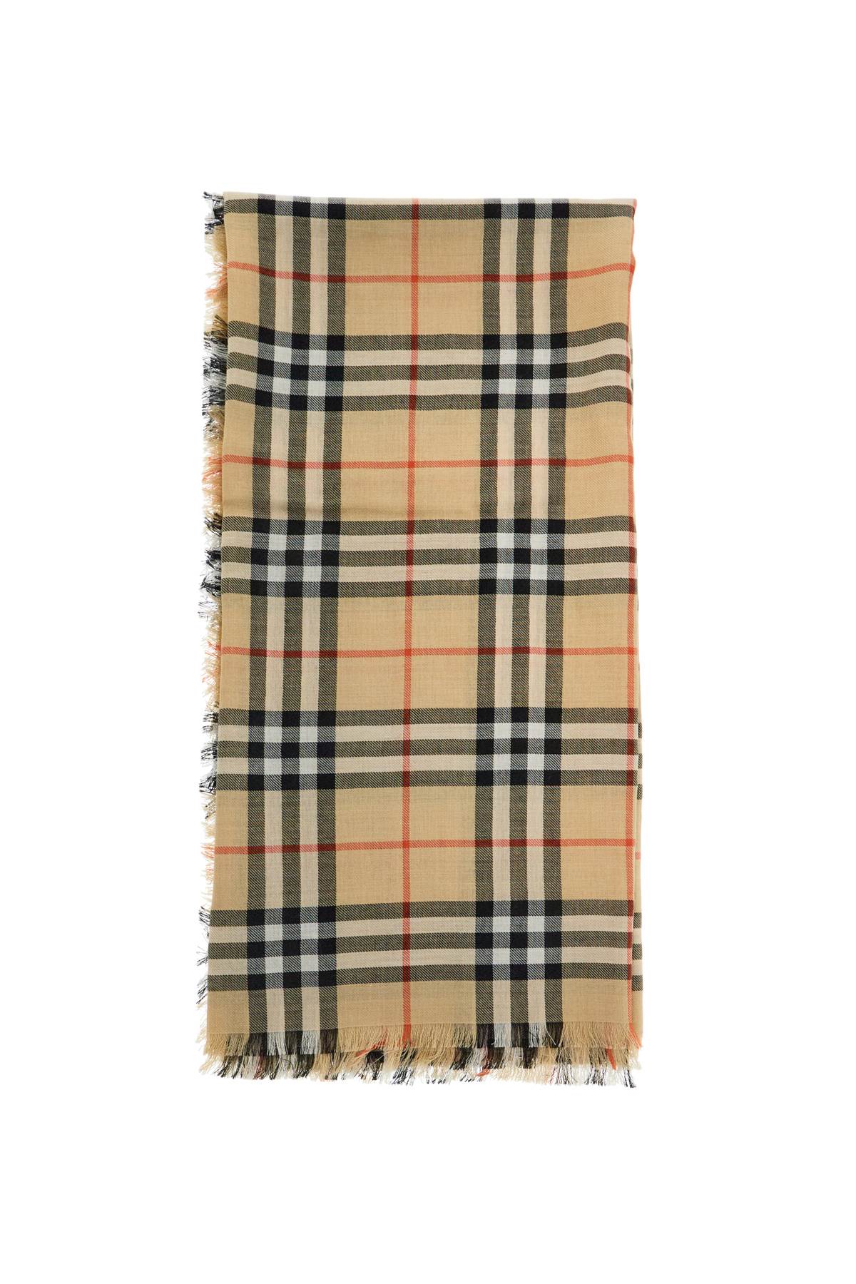 Burberry Cashmere And Silk Scarf