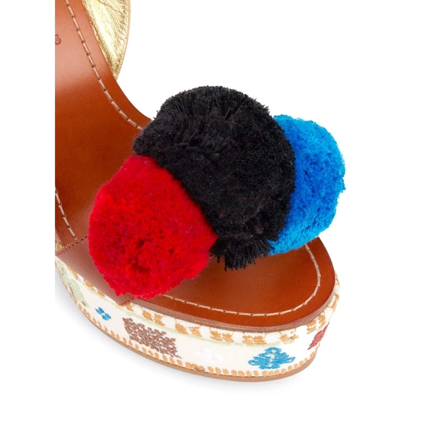 CHRISTIAN LOUBOUTIN Cycladissimo 120 Leather wedge sandals