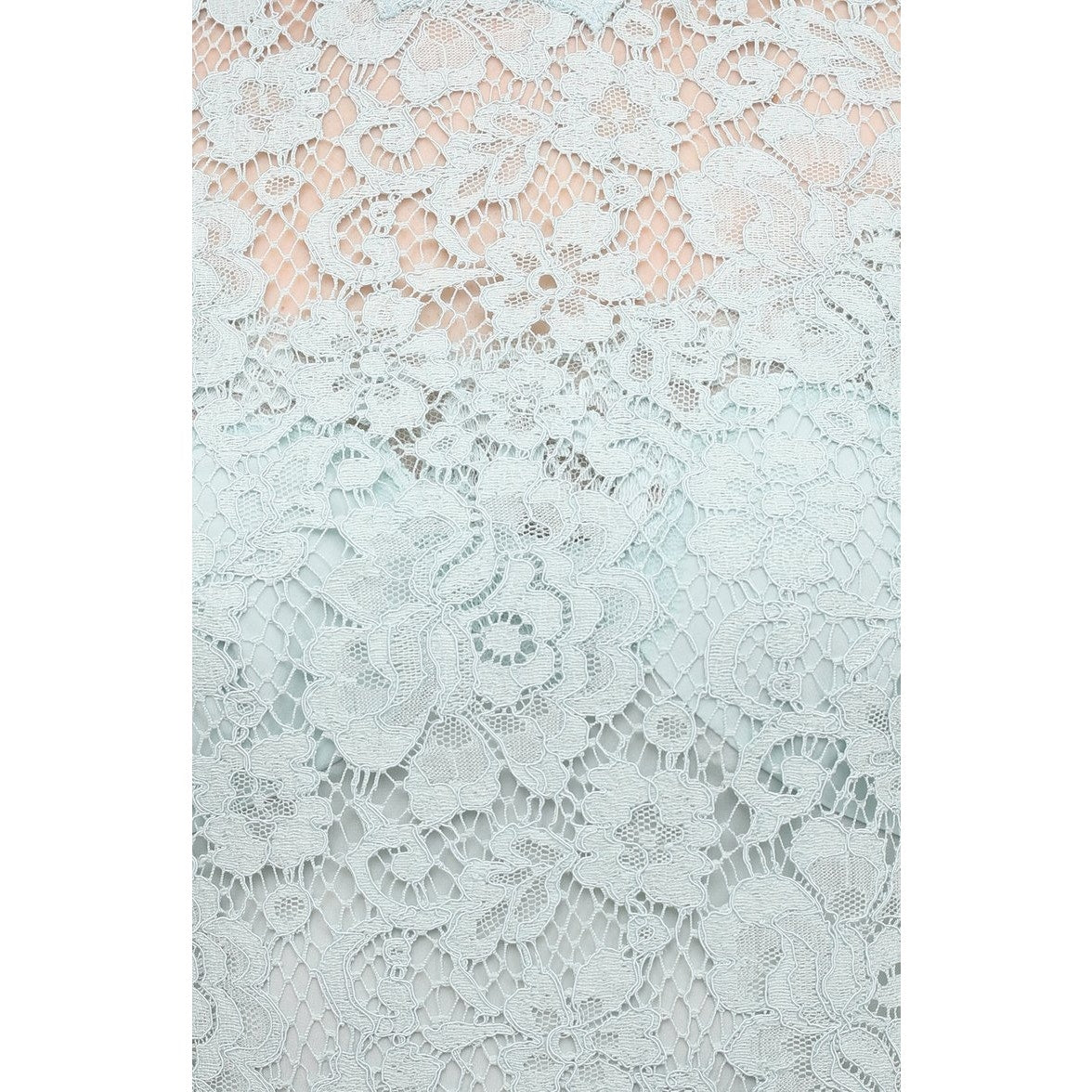 NWT DOLCE & GABBANA Mint Corded Lace Sleeveless Mini Dress 40 S