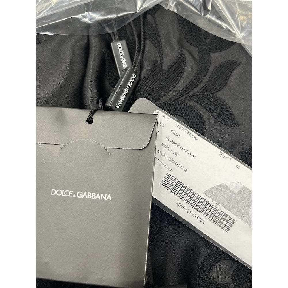 NWT Dolce & Gabbana Red Floral Geranium Pleated Mini Dress IT 42 M