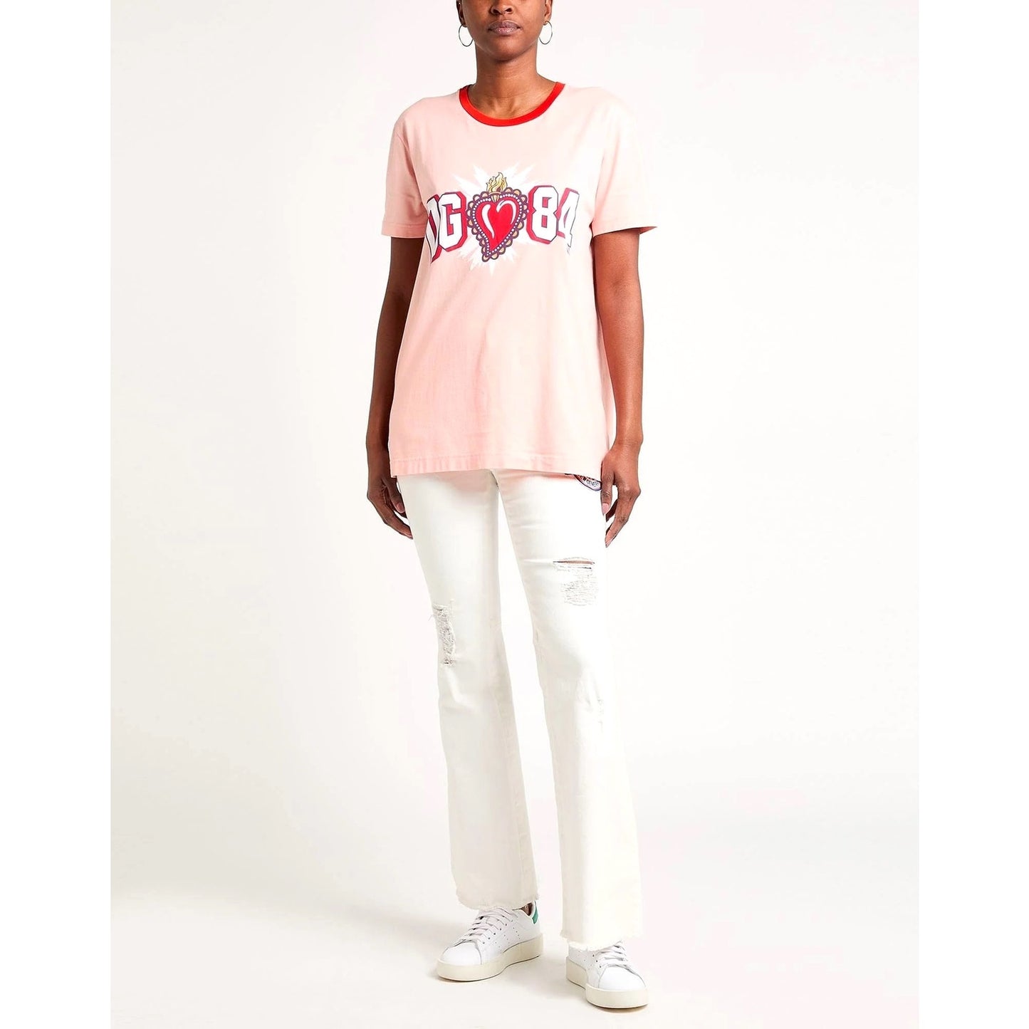 NWT Dolce & Gabbana DG 84 Sacred Heart Print T-Shirt