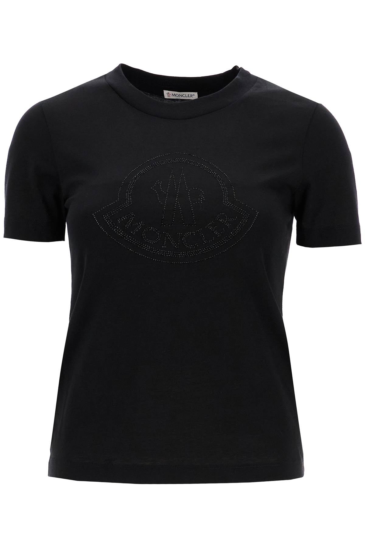 Moncler Logo Rhinestone T-Shirt