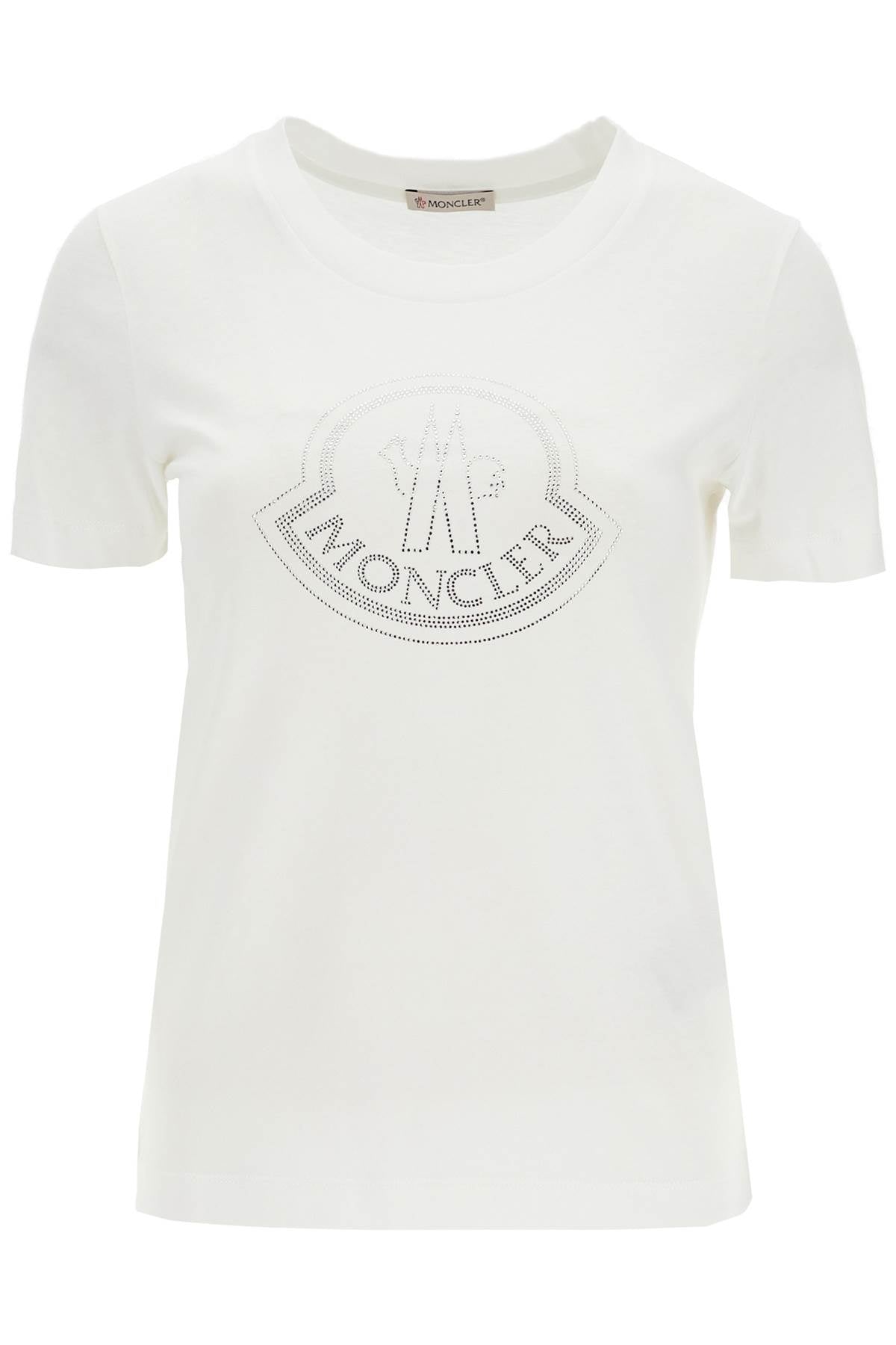 Moncler Logo Rhinestone T-Shirt