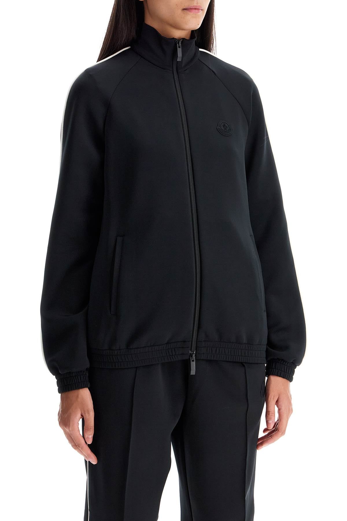 Moncler Zip-Up Sweatshirt In Scuba