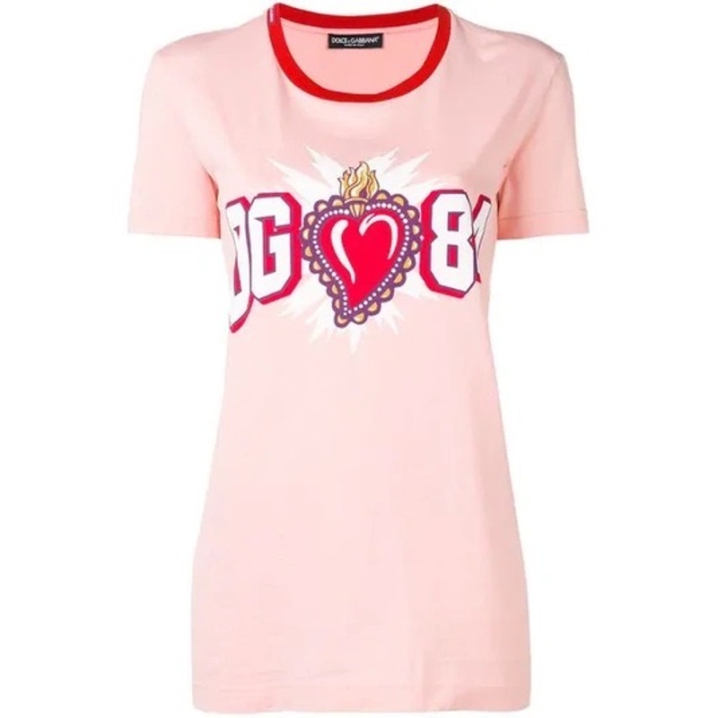NWT Dolce & Gabbana DG 84 Sacred Heart Print T-Shirt