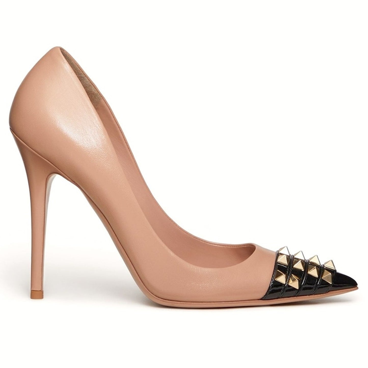 NIB Valentino Garavani Rockstud Alcove 110 Leather Pointed-toe Pumps 35
