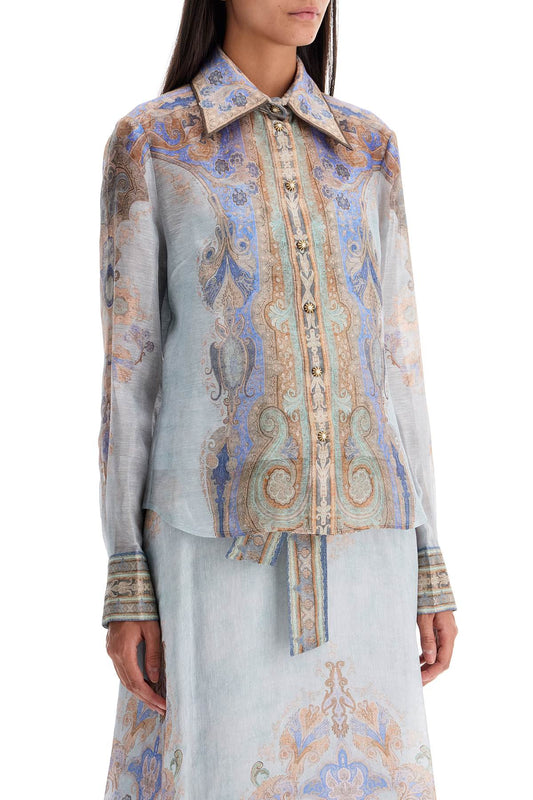 Zimmermann Eden Paisley Print Shirt