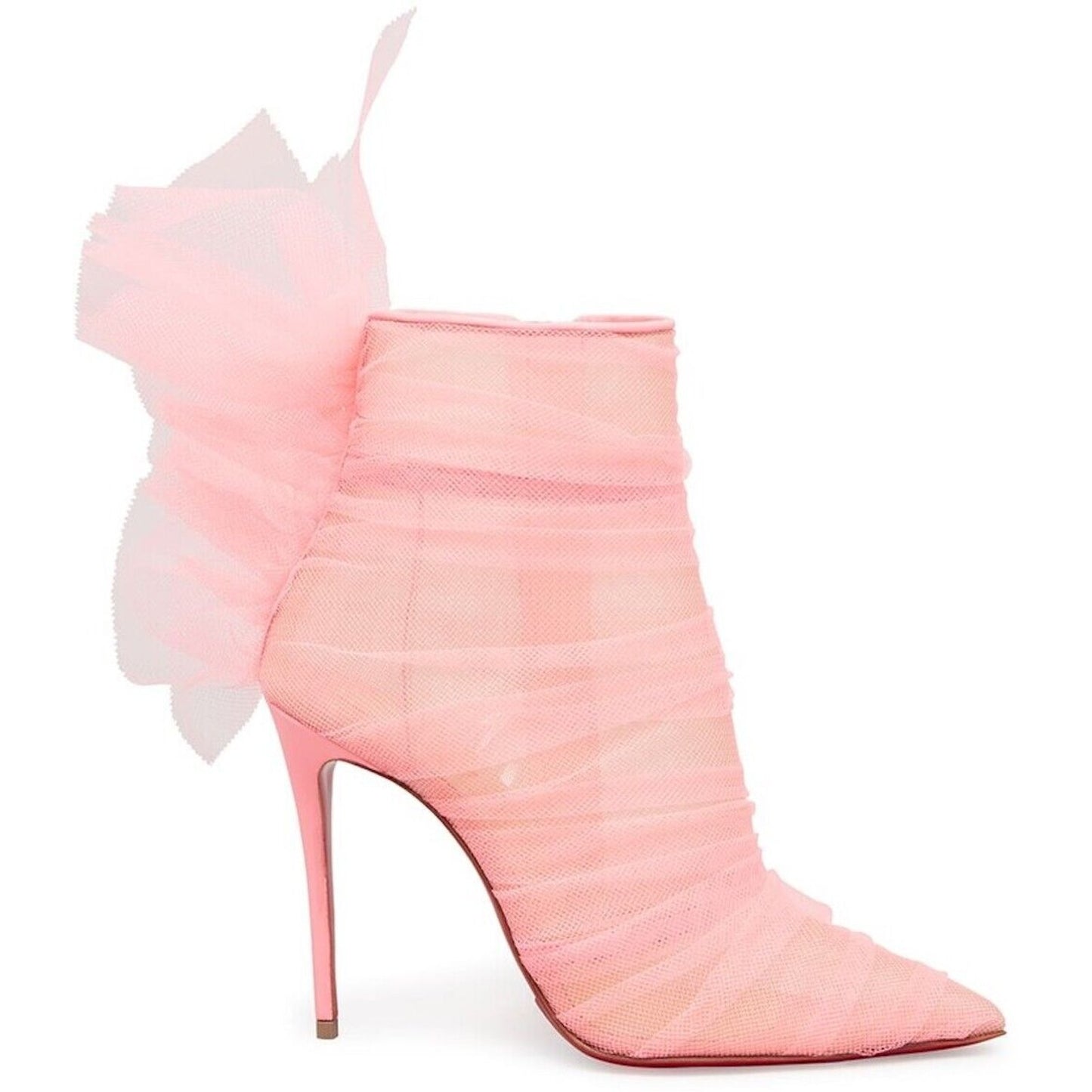 Christian Louboutin Libellibooty 100 organza Ankle boots