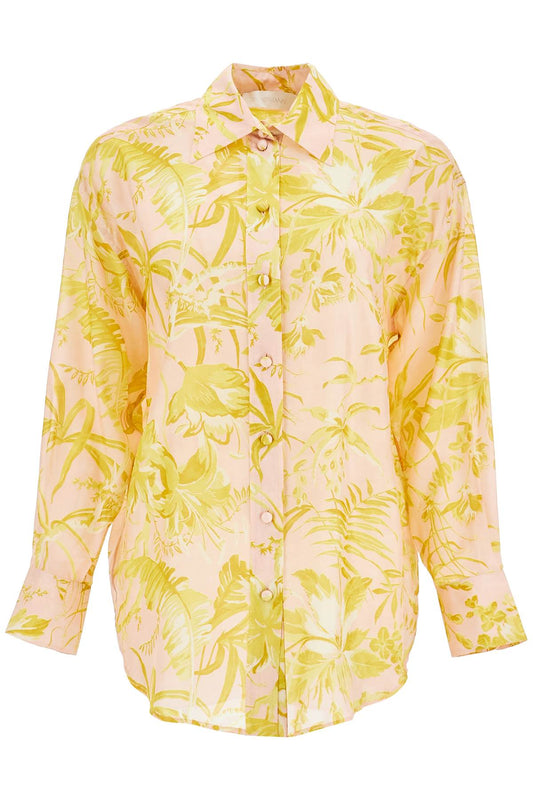 Zimmermann Silk Floral Print Shirt