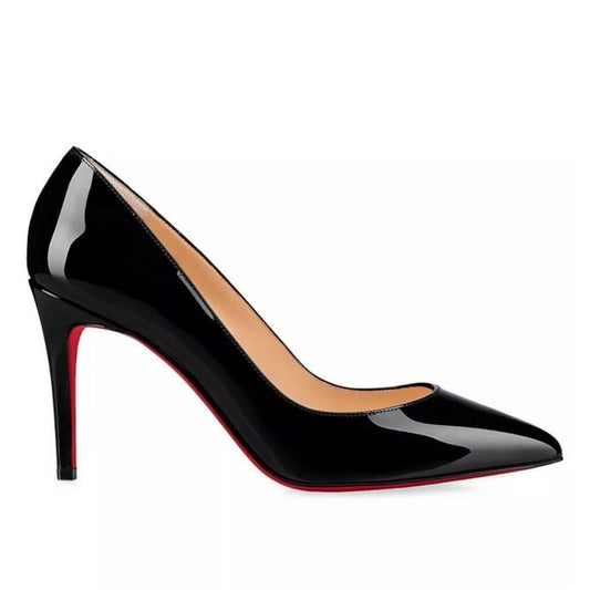 Christian Louboutin Pigalle 85 Patent calf leather Black Pumps