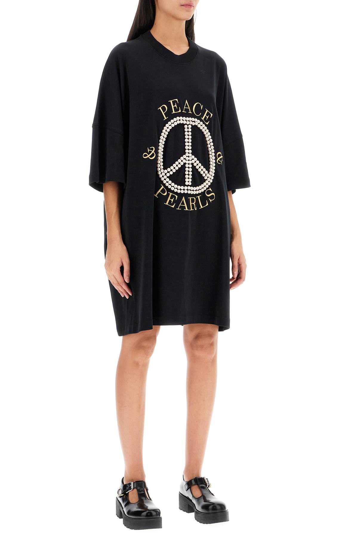 Moschino Peace & Pearls T-Shirt