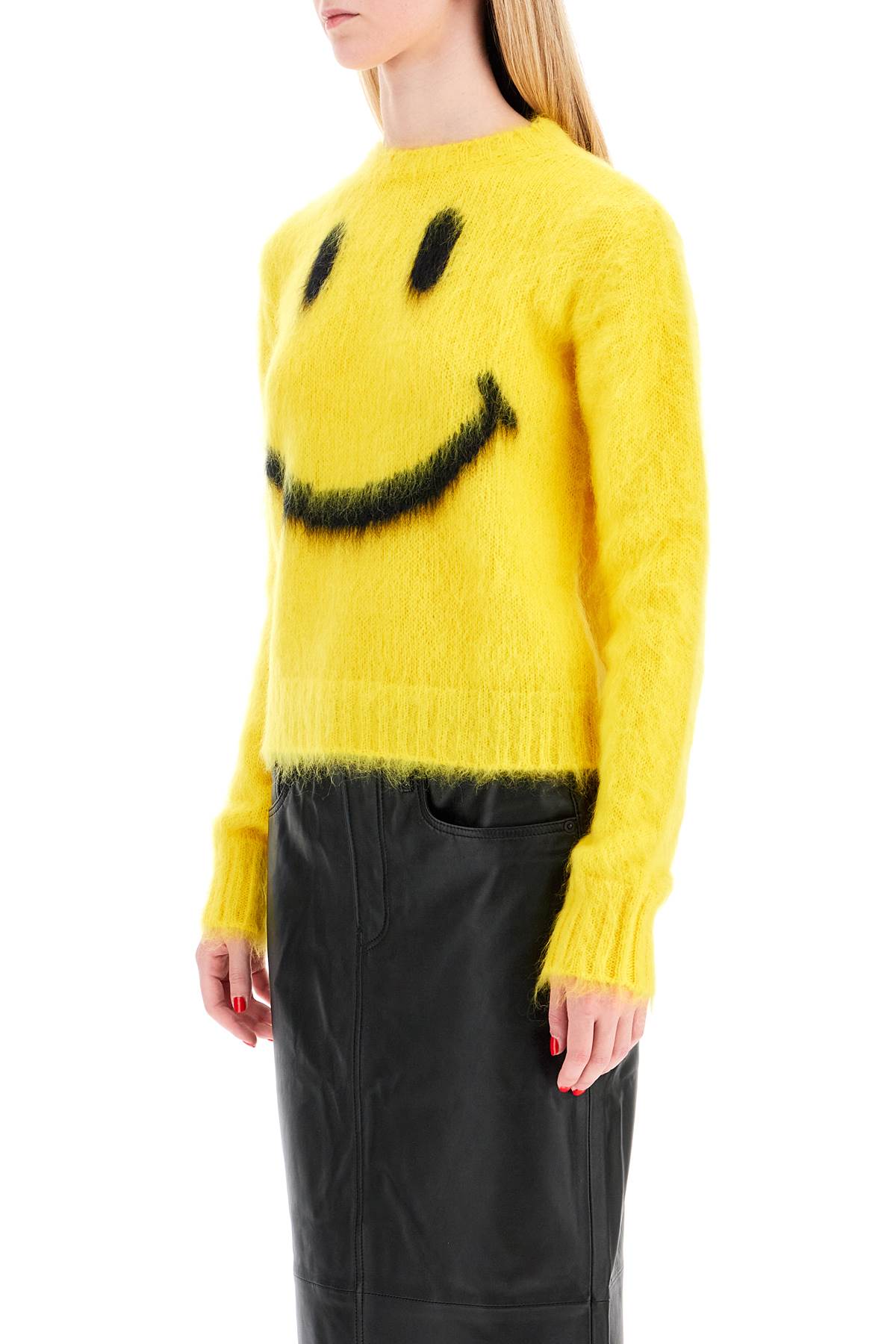 Moschino Mohair Smiley Pullover