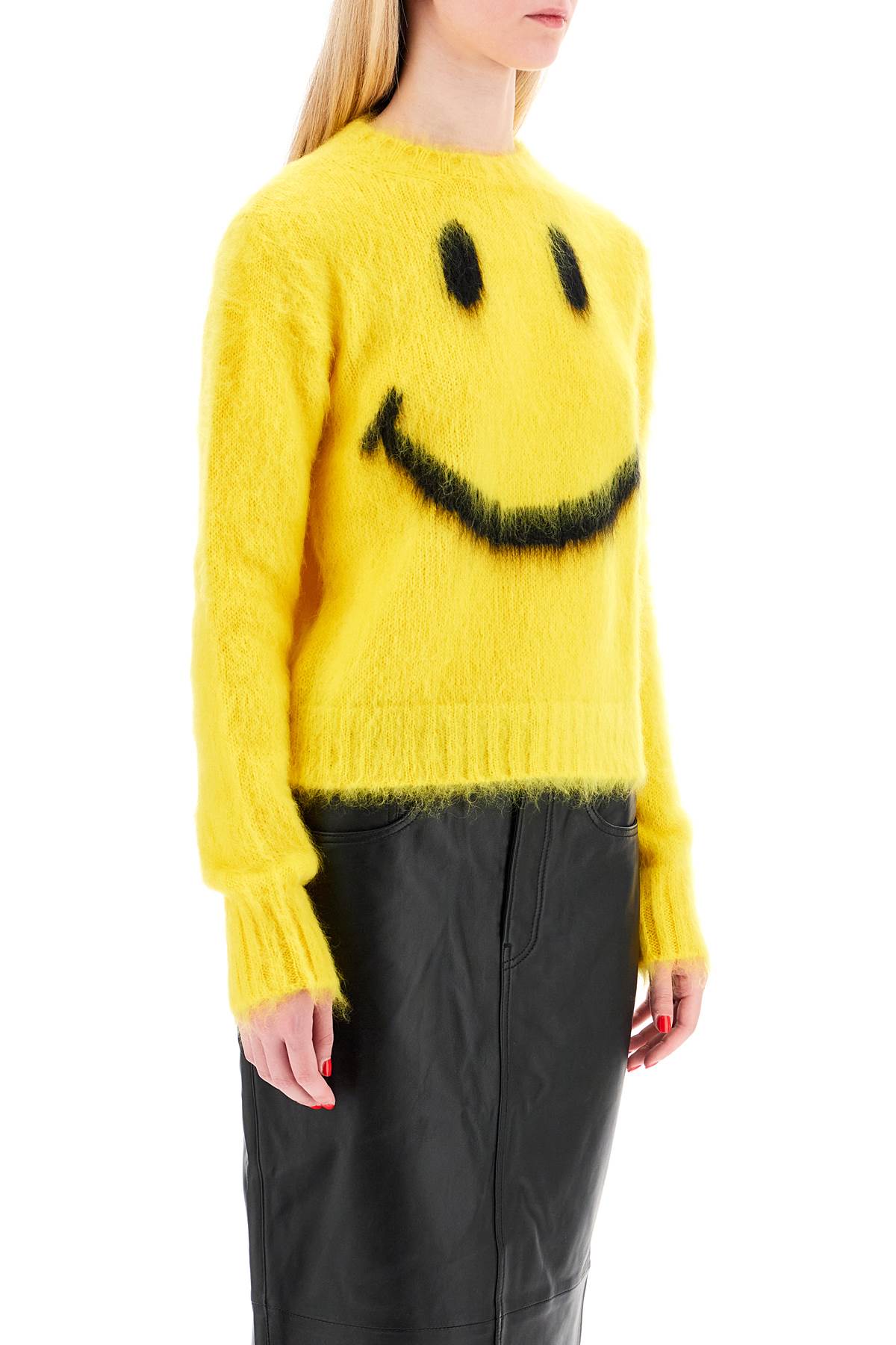 Moschino Mohair Smiley Pullover