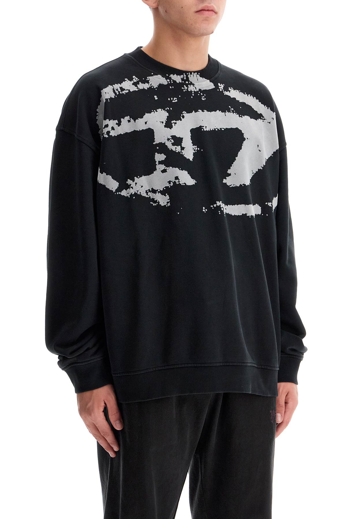 Diesel Fleece Sweatshirt With F