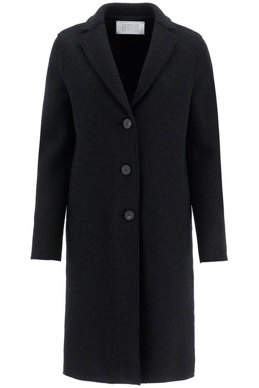 Harris Wharf London Single-Breasted Wool Coat In Boiled