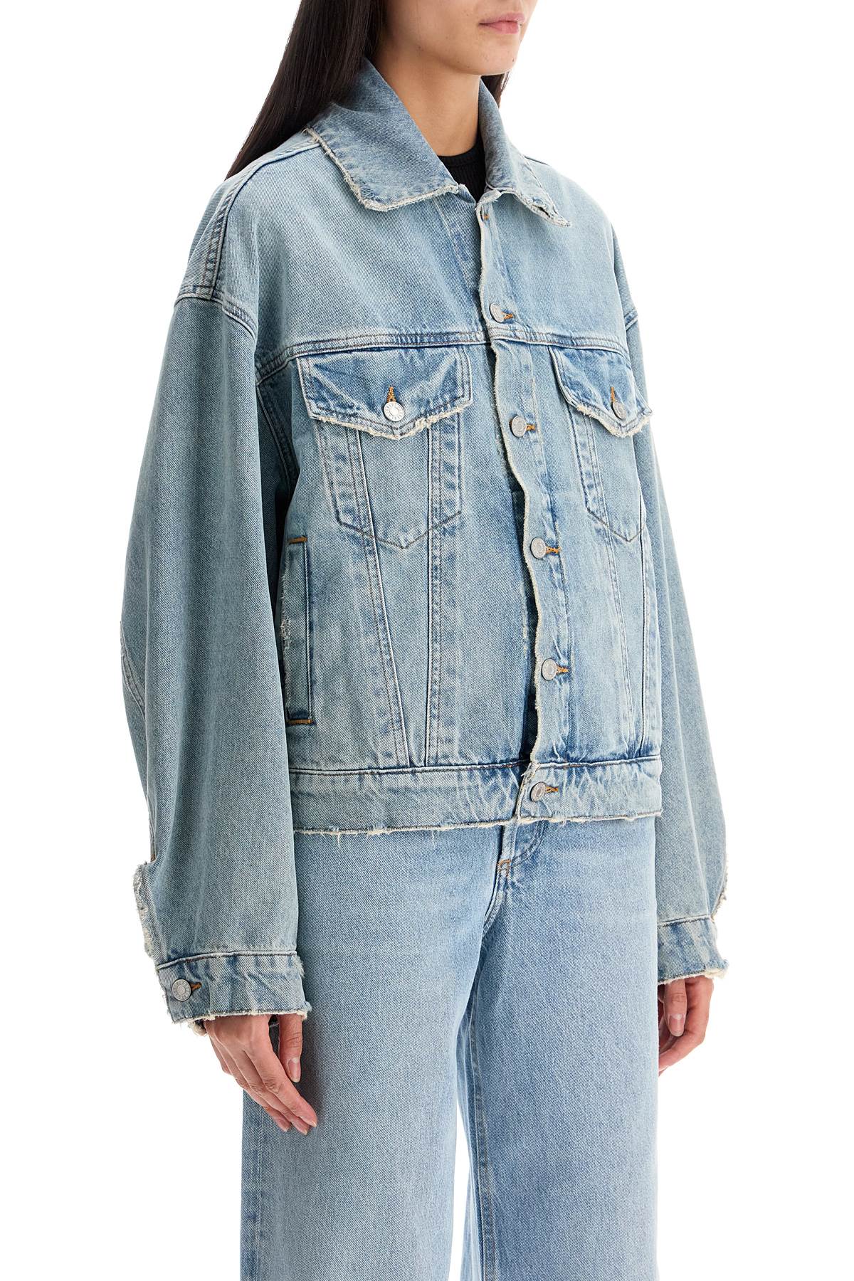 Agolde Denim Dalton Balloon Jacket With