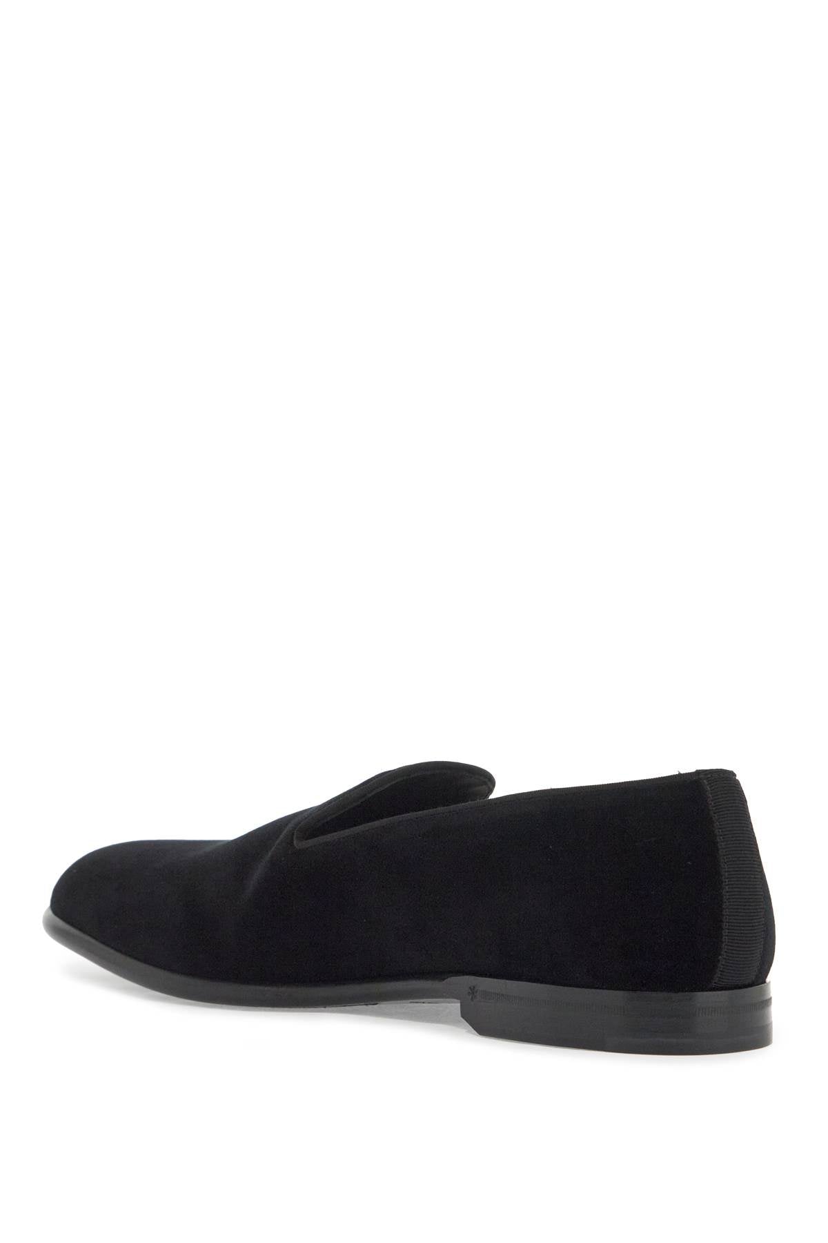 Dolce & Gabbana Velvet Loafers For