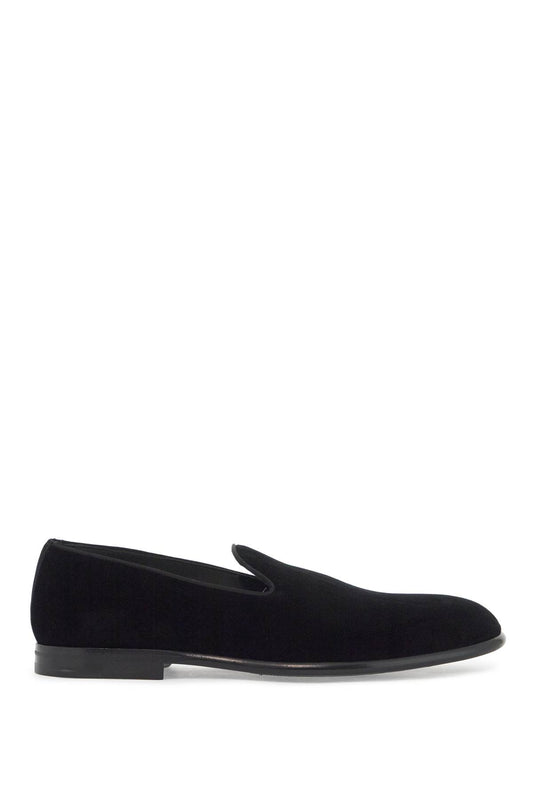 Dolce & Gabbana Velvet Loafers For